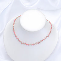 Thumbnail for Handcrafted Natural Stones 'STRENGTH' Choker Necklace with Sterling Silver