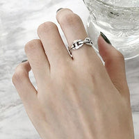 Thumbnail for THAI SILVER Modern Style Bracelet + Matching Ring Set