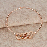 Thumbnail for Customizable Stainless Steel 'DEVOTION' Love Bracelet