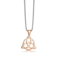 Thumbnail for Men's Stainless Steel Viking TRIQUETRA KNOT Necklace