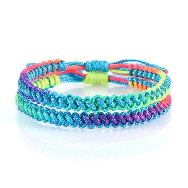 Fun Rainbow Rope Bracelet Styles!