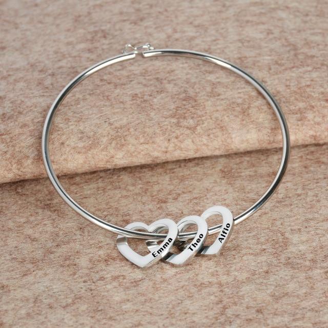 Customizable Stainless Steel 'DEVOTION' Love Bracelet