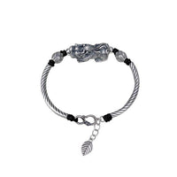 Thumbnail for THAI SILVER Feng Shui Pixiu & Lotus 'WEALTH' Bracelet