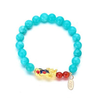 Thumbnail for Natural Stone Pixiu Feng Shui Luck Bracelet