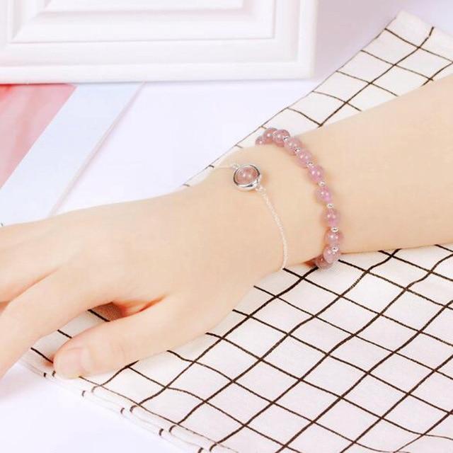 Stainless Steel & High Quality 8mm Natural Gemstone 2 pc Bracelet Set