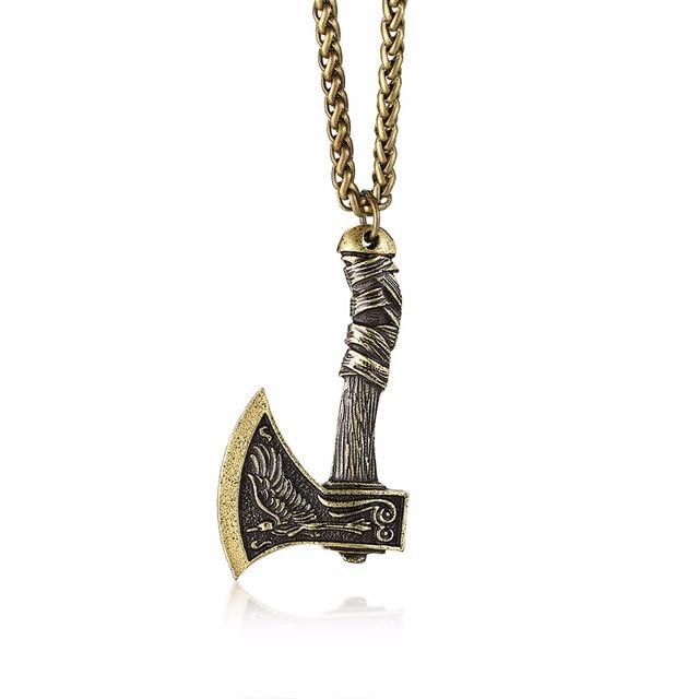 Men's Stainless Steel Viking RUNES Necklace