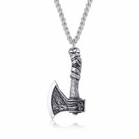 Thumbnail for Men's Stainless Steel Viking RUNES Necklace