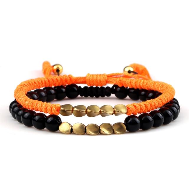 Ethnic Tibetan Handmade Natural Stone 2pc Bracelet Sets - 35 Styles