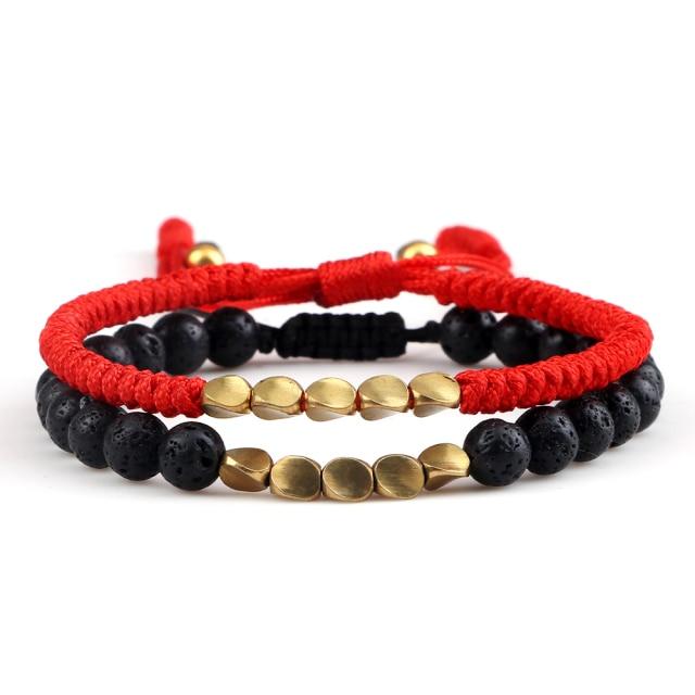 Ethnic Tibetan Handmade Natural Stone 2pc Bracelet Sets - 35 Styles