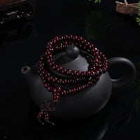 Thumbnail for Compact 6mm 108 Mala Bead Sandalwood Buddha Prayer Beads