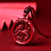 Thumbnail for Purple Cinnabar Year of the Tiger Necklace