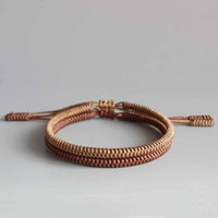 Thumbnail for Tibetan Buddhist Handmade Lucky Knots Rope Bracelets Dream Set