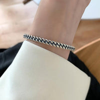 Thumbnail for THAI SILVER Simple Vintage Bracelet- 3 Styles. Buy the 3 pc  Set,save $$$