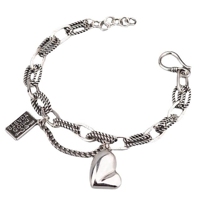 THAI SILVER Appreciation 'GOING STEADY' Bracelet