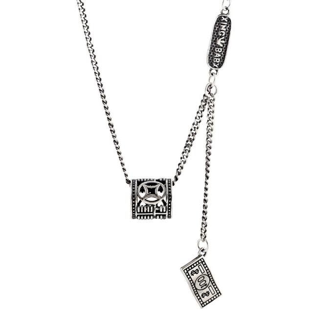 THAI SILVER Good Luck 'Money Rain' Necklace