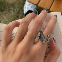 Thumbnail for THAI SILVER Elegant Butterfly 'COURAGE' Ring/s