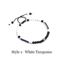 Thumbnail for Natural Onyx Black Obsidian Minimalist Bracelet (4 Styles)