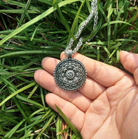 Thumbnail for Tibet Spiritual Lotus Flower Mandala Necklace