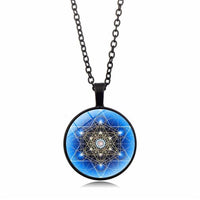 Thumbnail for Sacred Geometry  Glowing Pendant Necklace