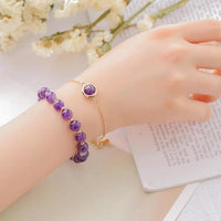 Thumbnail for Stainless Steel & High Quality 8mm Natural Gemstone 2 pc Bracelet Set