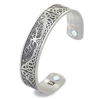 Thumbnail for Engraved Viking & Celtic TREE of LIFE MAGNETIC HEALTH Bracelet-SHIPS from USA