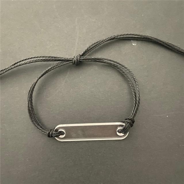 Custom Spotify Code 'Repeat' Rope Bracelet