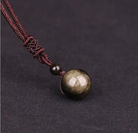 Thumbnail for Knotted Rope Natural  Stone Balance and Healing Necklace