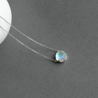 Thumbnail for 925 Sterling Silver 'AURORA LIGHTS' Crystal Necklace