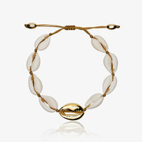 Thumbnail for ANCIENT MONEY Cowry 24K Plated Accent Shell ANKLET