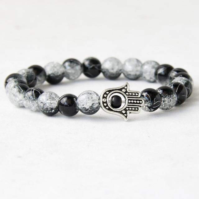 Hand of Fatima Crystal Bracelet