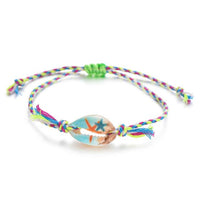 Thumbnail for Printed Cowrie  Shell & Braided Cotton Rope  SUMMER FUN Boho Charm Bracelet-25 Styles/Colors