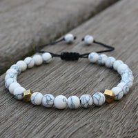 Thumbnail for Men's 6mm Natural Stone ENERGY  Bracelets-12 Different Stone choices.