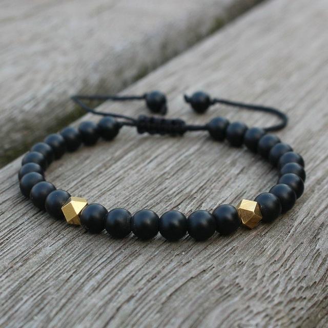 Men's 6mm Natural Stone ENERGY  Bracelets-12 Different Stone choices.