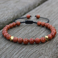 Thumbnail for Men's 6mm Natural Stone ENERGY  Bracelets-12 Different Stone choices.