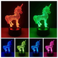 Thumbnail for Unicorn 3D LED Lamp Nightlight