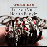 Thumbnail for TIBETAN Caulis Spatholobi Vine-Hand Made NATURAL HEALTH GIVING BANGLE