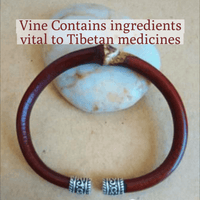 Thumbnail for TIBETAN Caulis Spatholobi Vine-Hand Made NATURAL HEALTH GIVING BANGLE