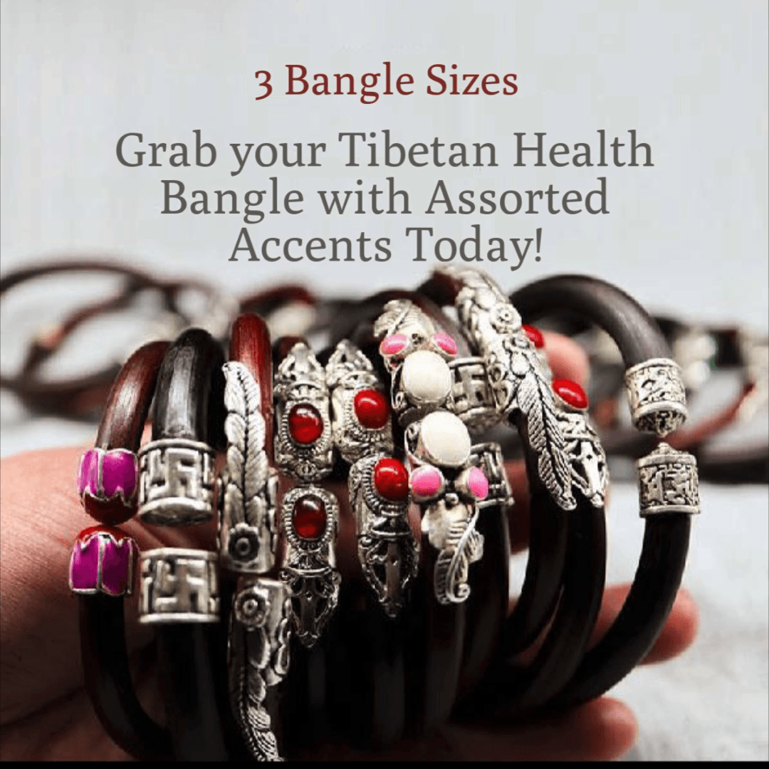 TIBETAN Caulis Spatholobi Vine-Hand Made NATURAL HEALTH GIVING BANGLE