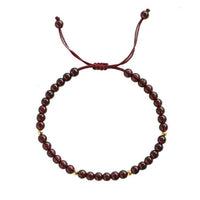 Thumbnail for Weave Red String Garnet Bracelet for Career Success