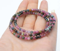 Thumbnail for Natural Tourmaline Bead BALANCING Wrap Bracelet