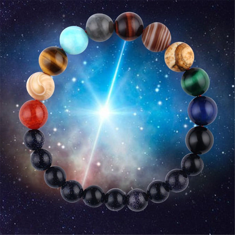 Mens Guardian of the Solar System Stone Bracelet YourSoulPlace