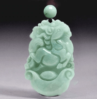 Thumbnail for 2024 - Year of The DRAGON ! Carved Natural Burmese Jadeite Necklace - Choose your Animal!
