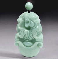 Thumbnail for 2024 - Year of The DRAGON ! Carved Natural Burmese Jadeite Necklace - Choose your Animal!