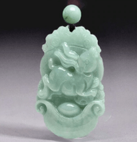 Thumbnail for 2024 - Year of The DRAGON ! Carved Natural Burmese Jadeite Necklace - Choose your Animal!