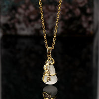 Thumbnail for White Jade Gourd Necklace-Your Soul Place