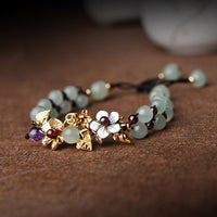 Thumbnail for Green Jade Elegant Charm Bracelet-Your Soul Place