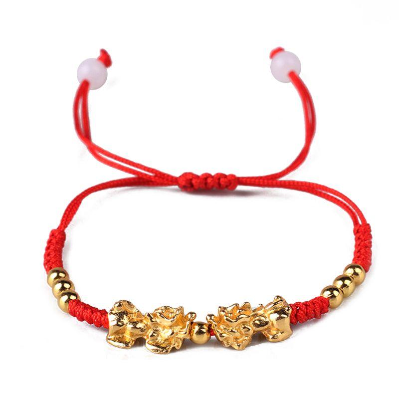 Double Piyao Red String Lucky Bracelet-Your Soul Place