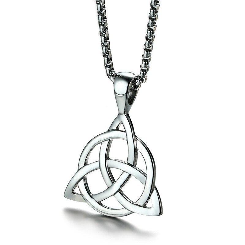 Triquetra Knot Eternity Pendant Necklace-Your Soul Place