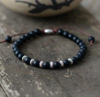 Thumbnail for Mental Force of Black Agate and Turquoise Bracelet-Your Soul Place