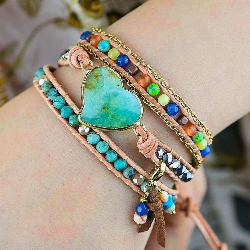 Everlasting Love Jade Wrap Bracelet-Your Soul Place